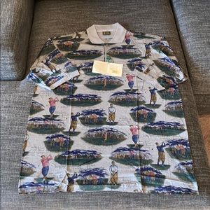 Bobby Jones Golf Shirt Very Rare Pattern XXL NWT